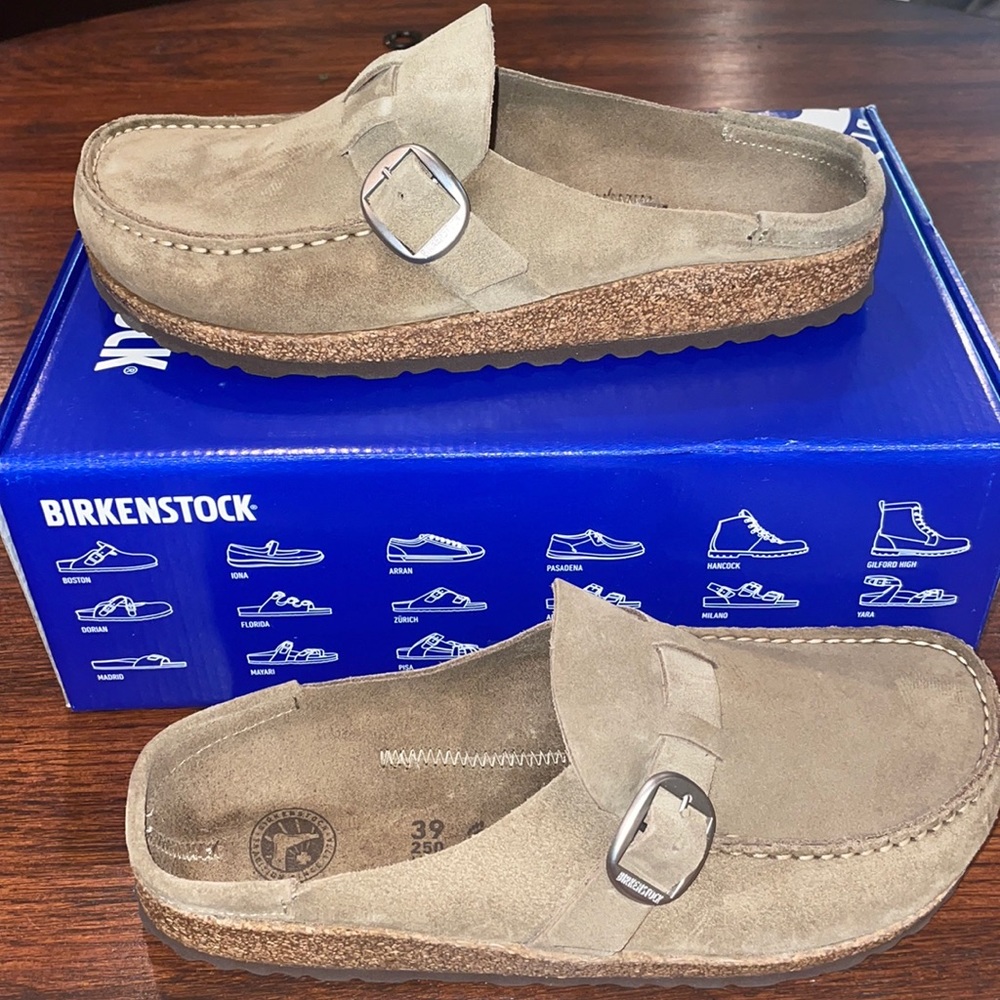 Birkenstock Buckley Gray Taupe asst HS